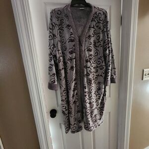 Fleece bathrobe